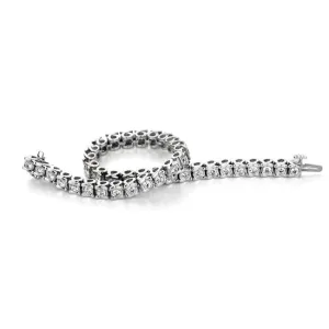 1-1/7 CTW Natural Diamond 8-inch Tennis Bracelet in 10KT White Gold