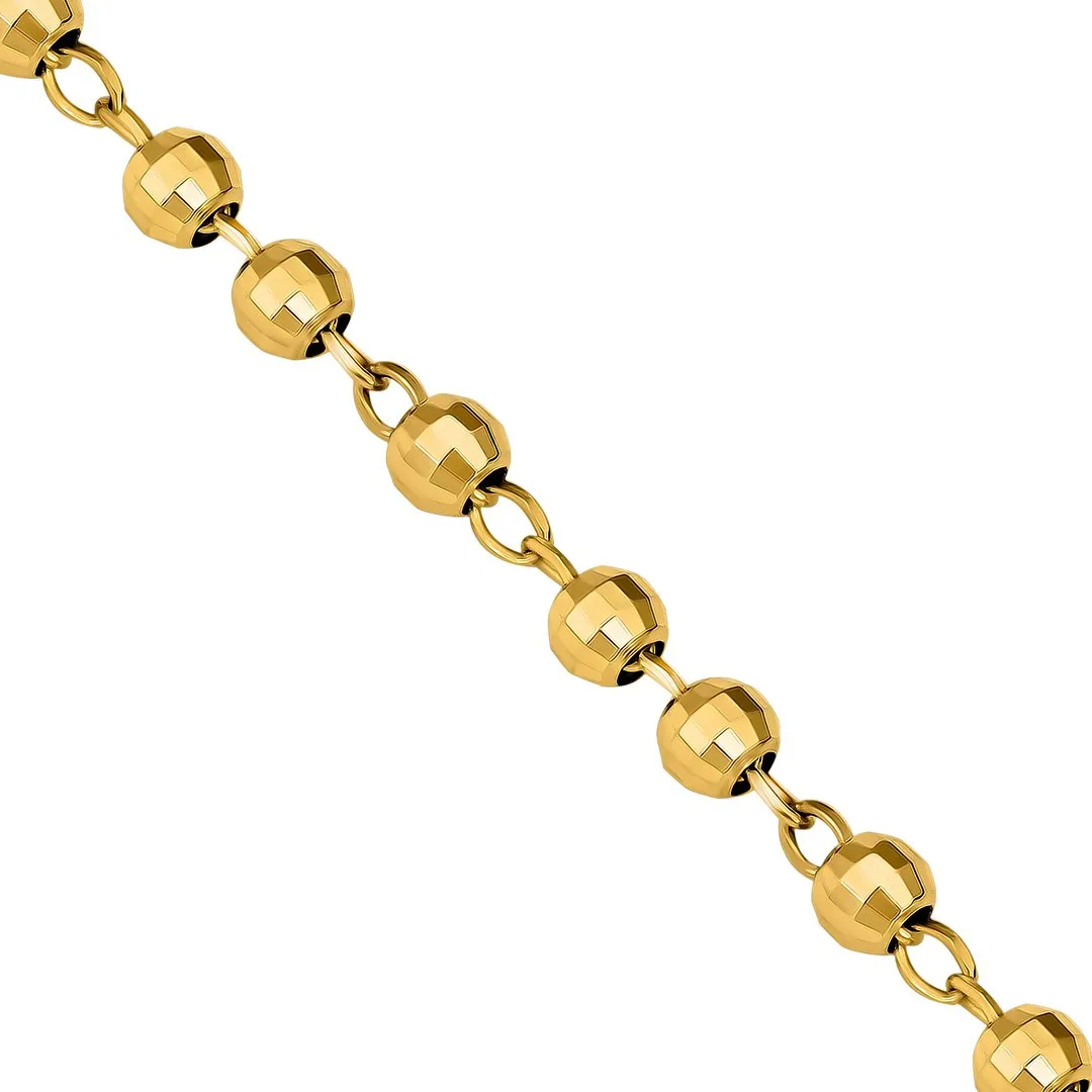 10k Yellow Gold Rosary Chain