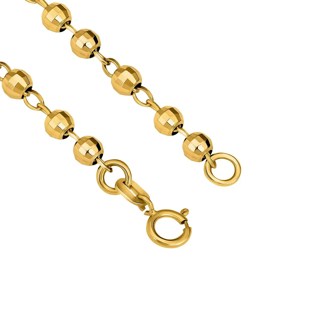 10k Yellow Gold Rosary Chain