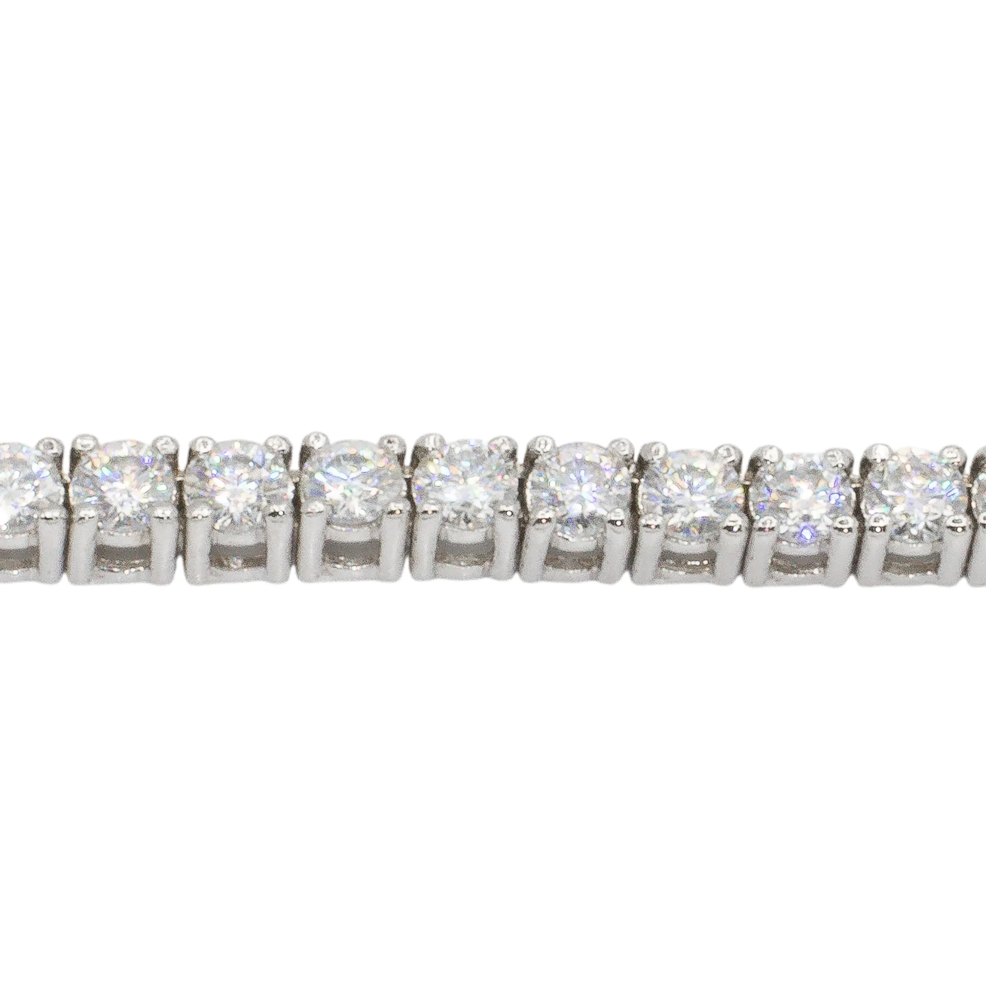 14k Gold Lab Diamond Tennis Chain 3.2 MM 16.8 CTW