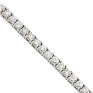 14k Gold Lab Diamond Tennis Chain 3.2 MM 16.8 CTW
