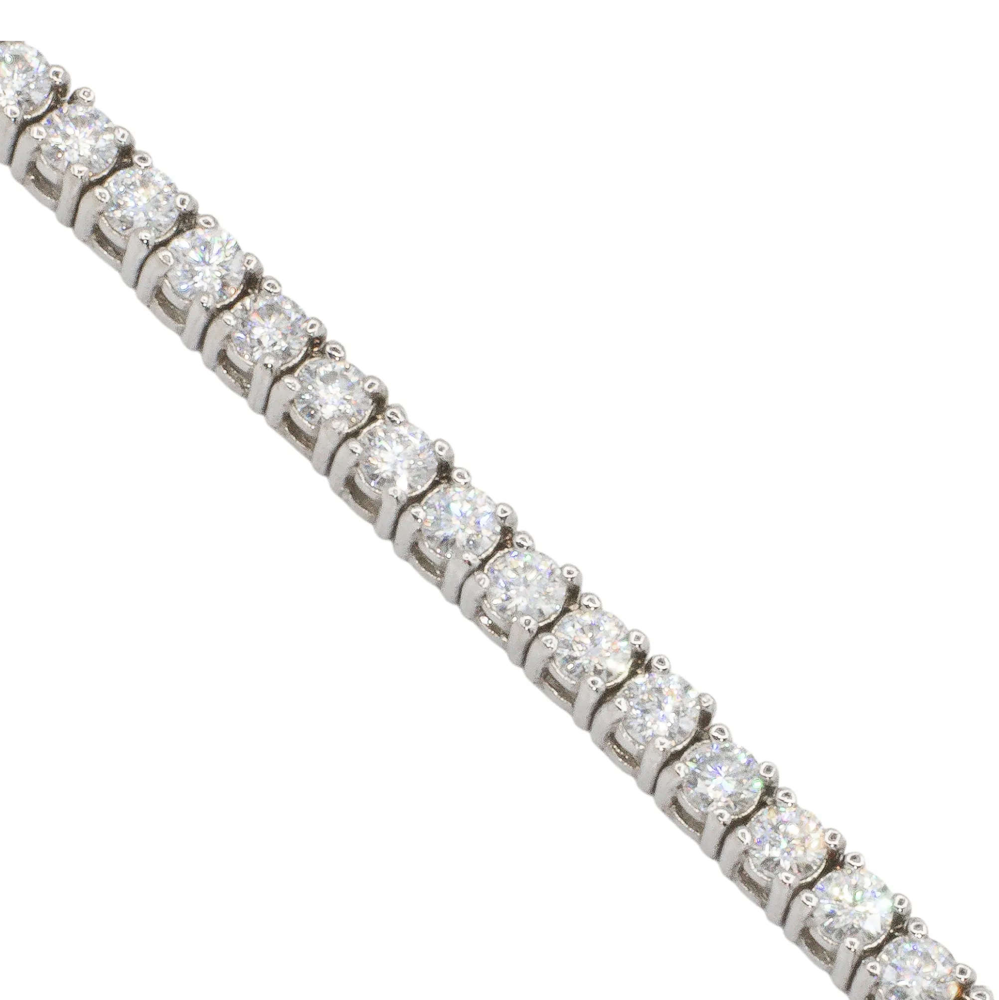 14k Gold Lab Diamond Tennis Chain 3.2 MM 16.8 CTW