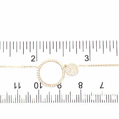 14K Mother of Pearl and Diamond Necklace Yellow Gold