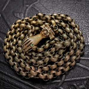 18th Century Hand Clasp Chain Necklace