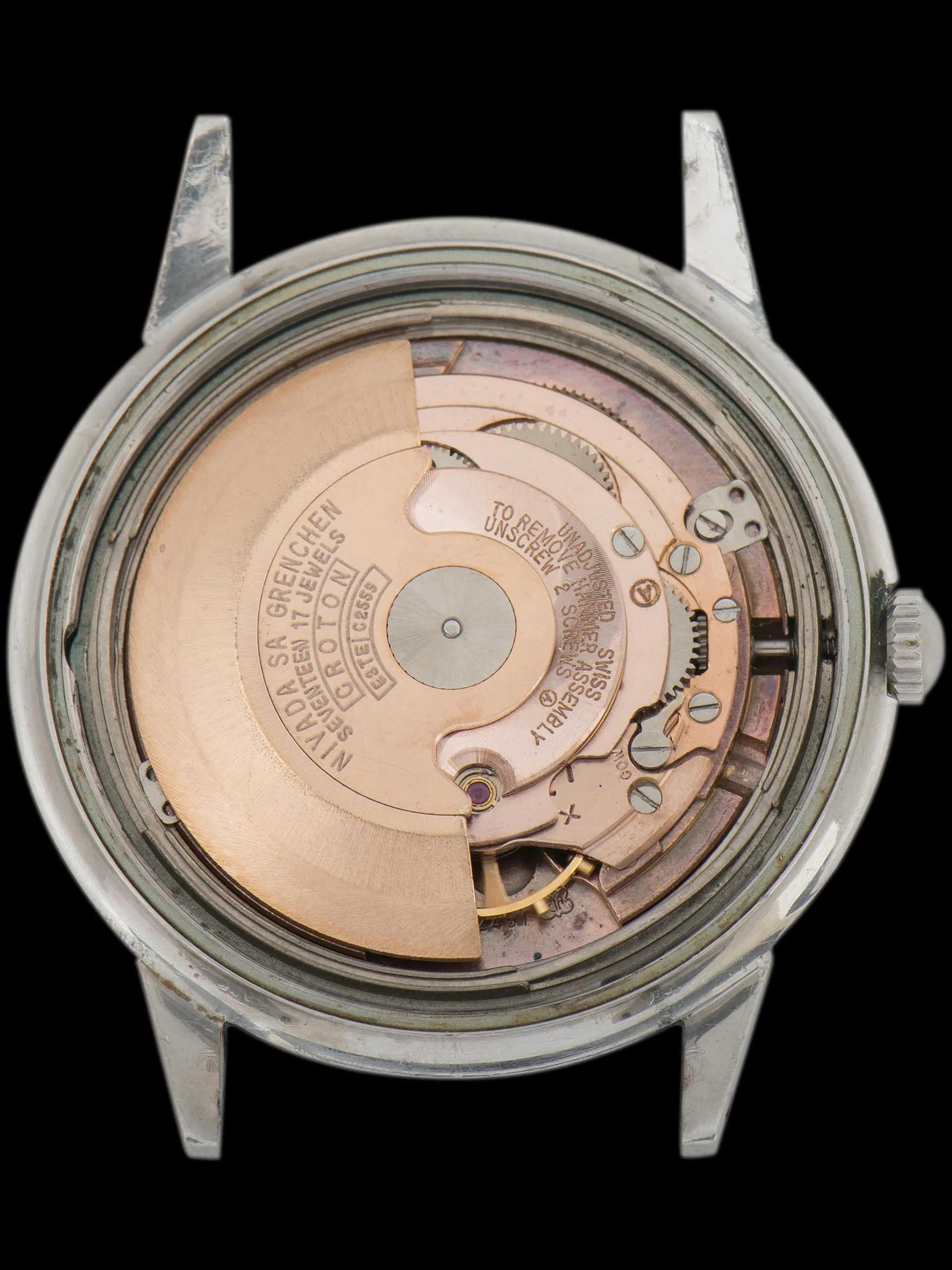 1970s Nivada Grenchen Antarctic III "Linen" Dial