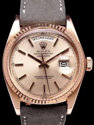 1978 Rolex Day-Date (Ref. 1803) 18K Rose Gold