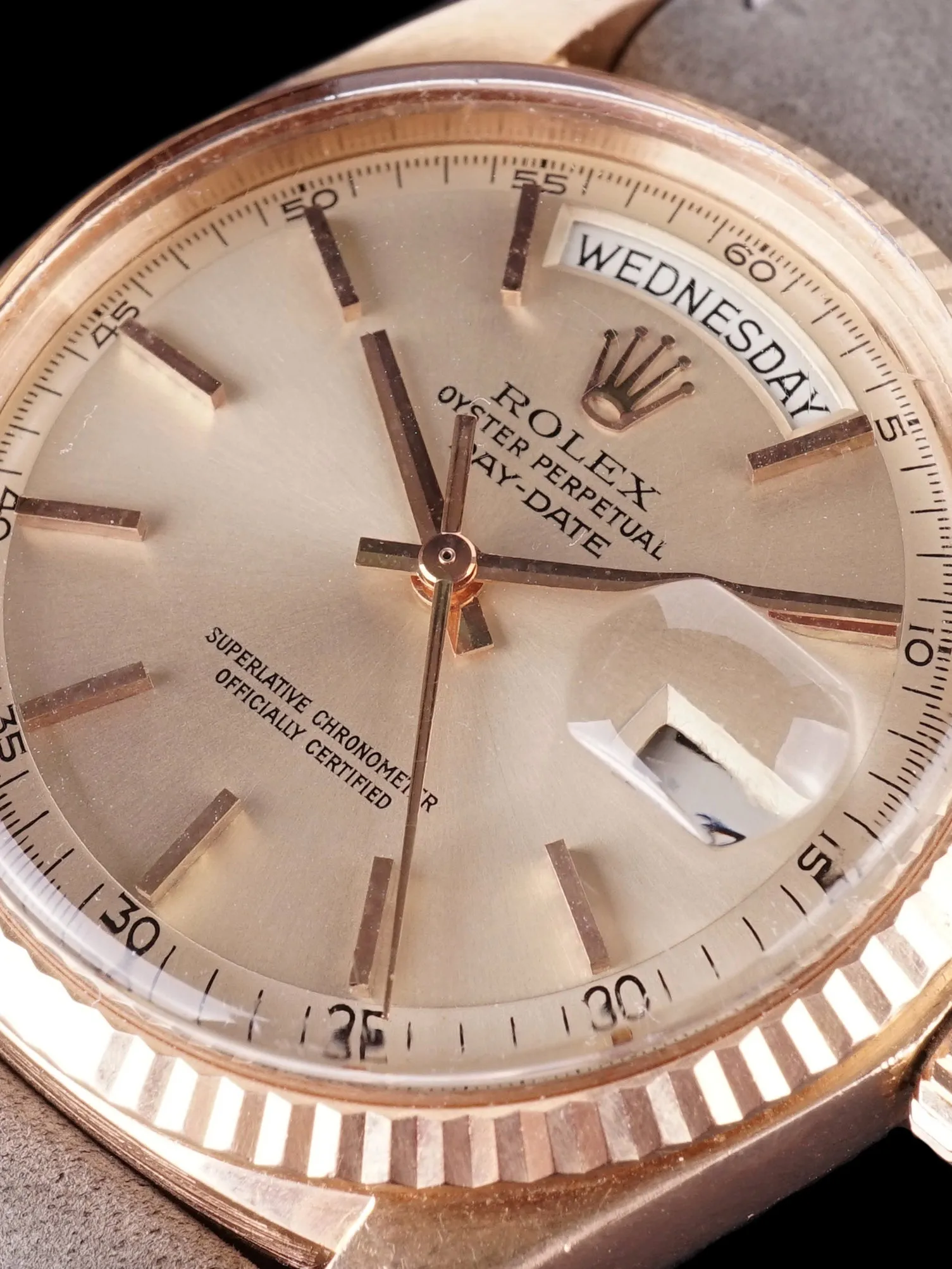 1978 Rolex Day-Date (Ref. 1803) 18K Rose Gold