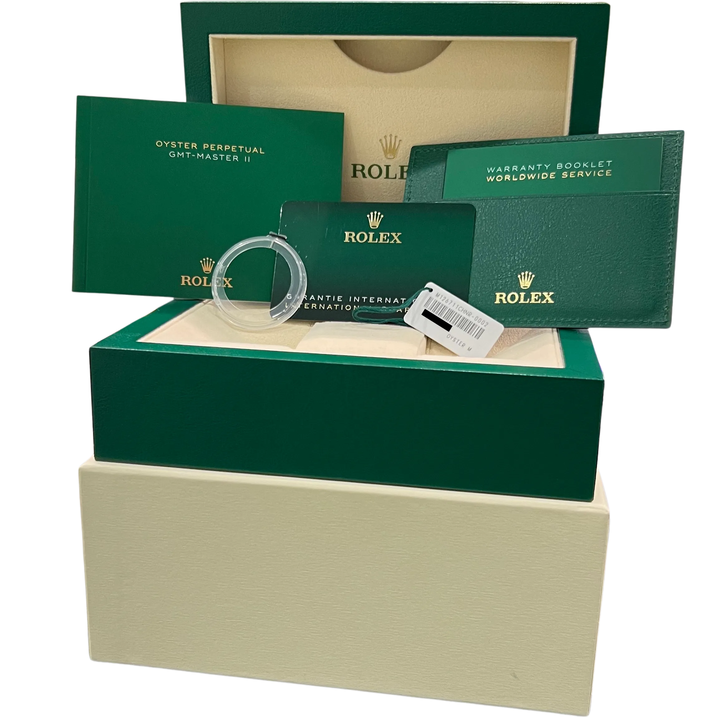 2024 NEW PAPERS Rolex GMT-Master II ROOT-BEER 18K Rose Gold 40mm 126711 CHNR BOX