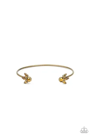 A Bit Rich Brass Bracelet