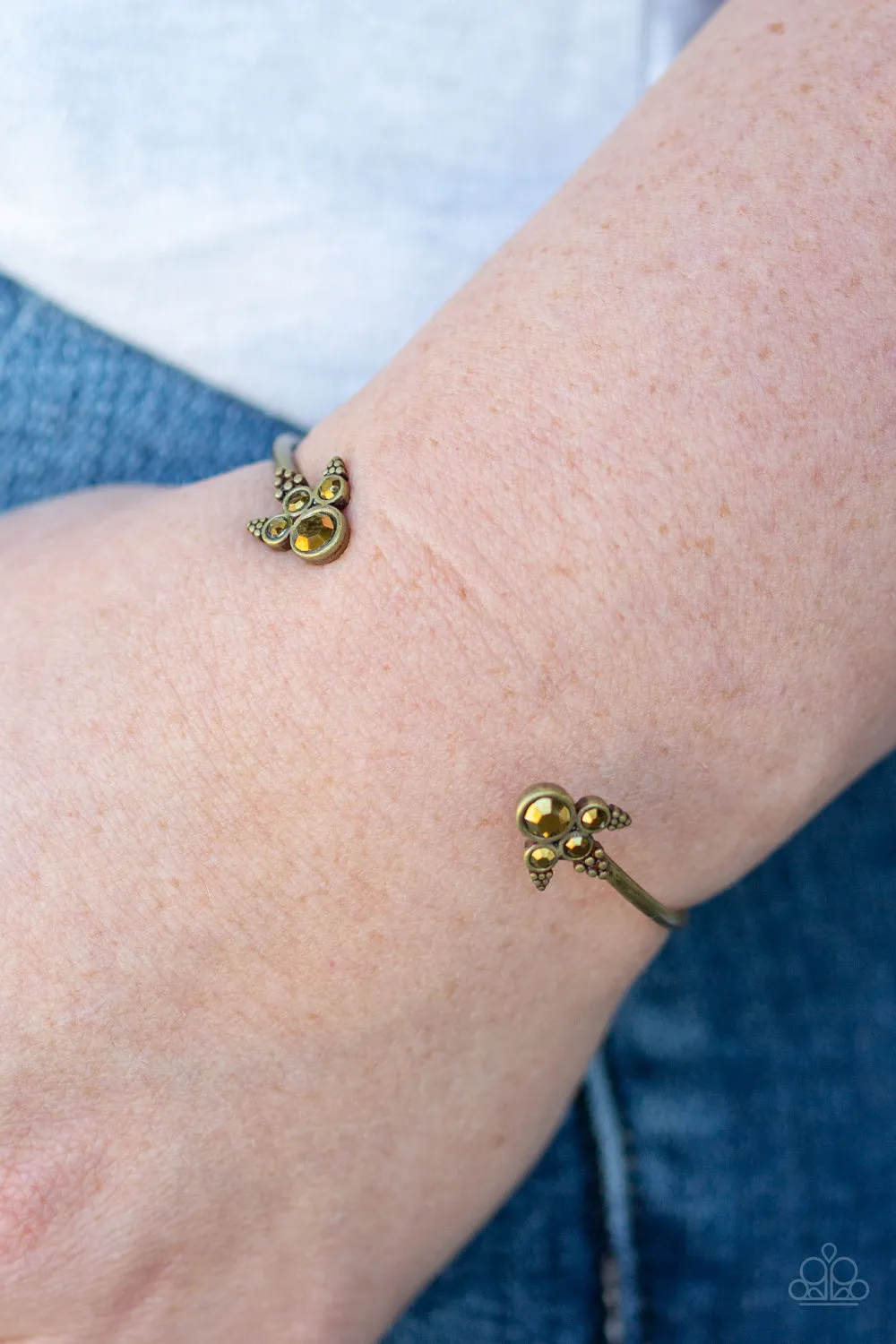 A Bit Rich Brass Bracelet