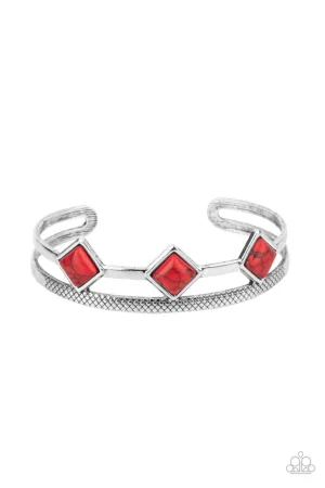 Adobe Ascension Red Paparazzi Bracelet
