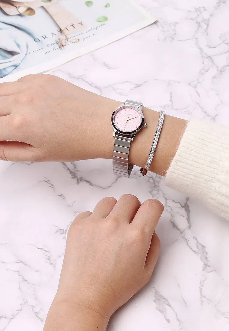 Aireen Silver  Metal  Watch (Silver)