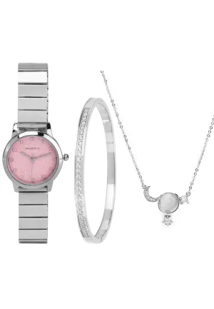Aireen Silver  Metal  Watch (Silver)