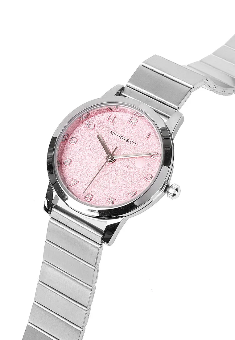 Aireen Silver  Metal  Watch (Silver)