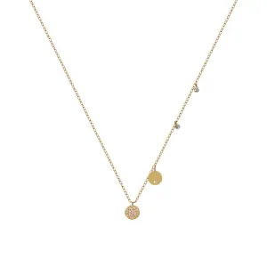 And Paris Collier Buzios Pampilles et Diamants en Or Jaune