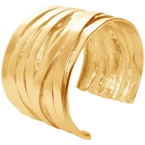 Angelique Multirow Cuff In Gold