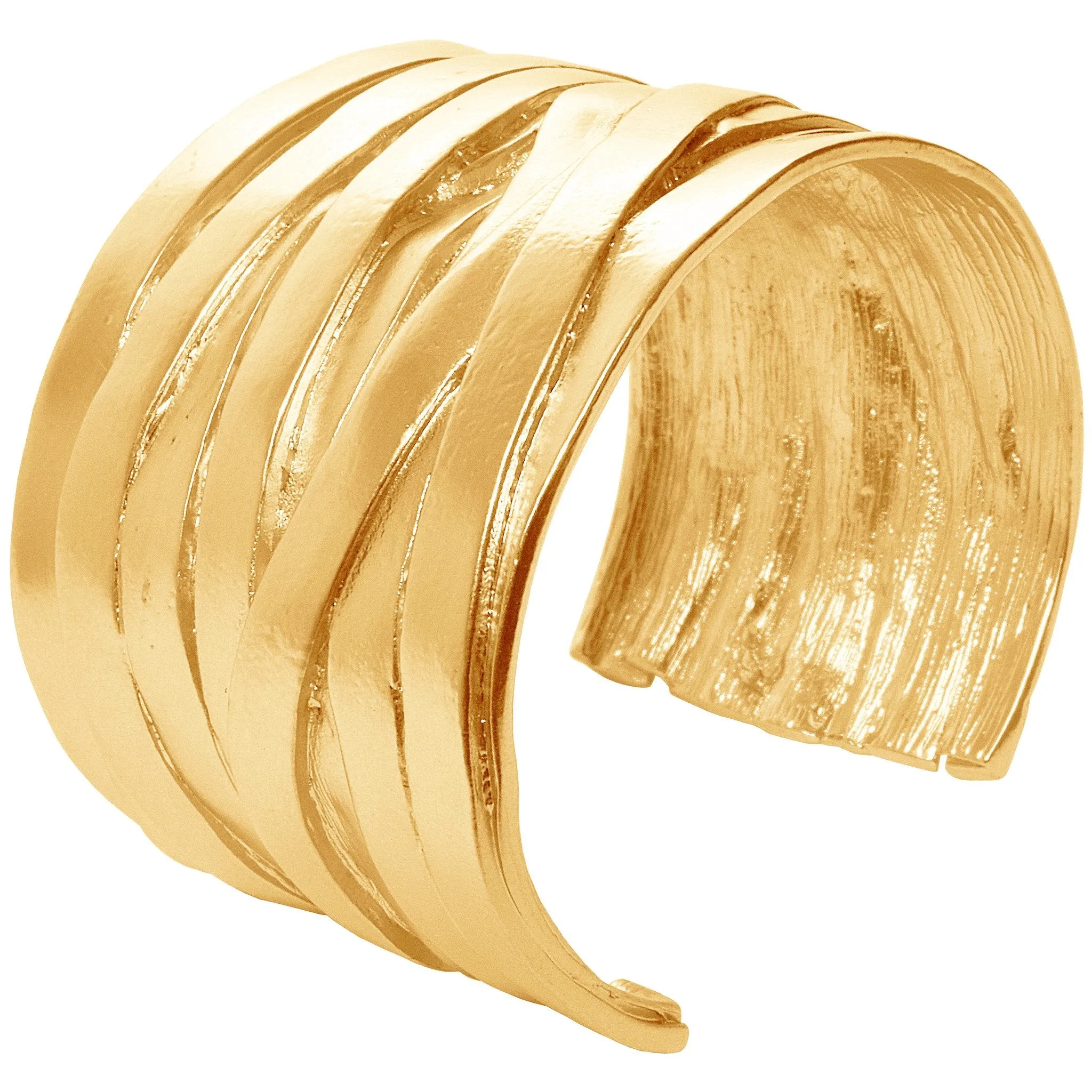 Angelique Multirow Cuff In Gold