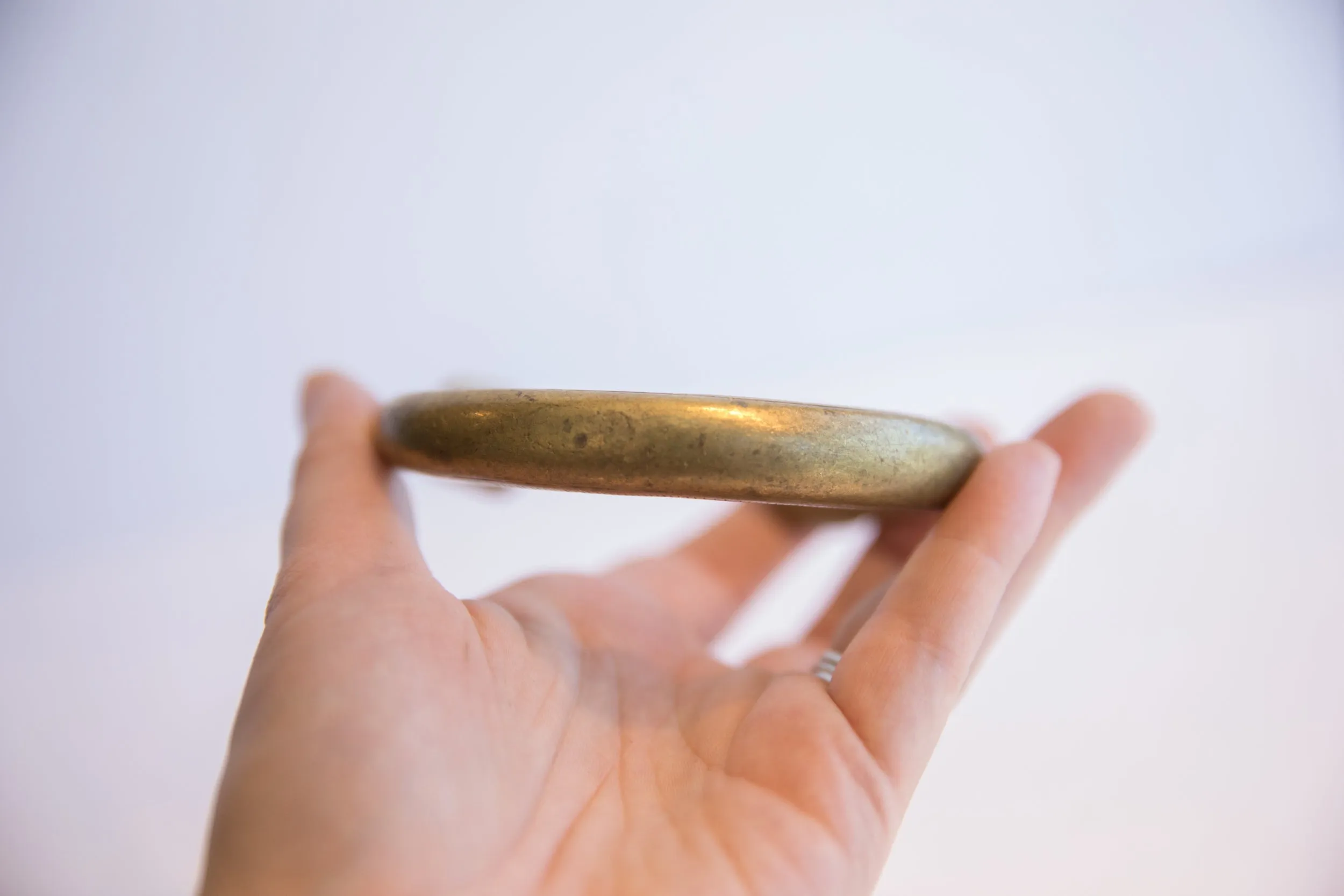 Antique African Bronze Snake Cuff Bracelet