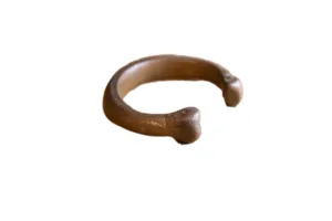 Antique African Copper Snake Cuff Bracelet
