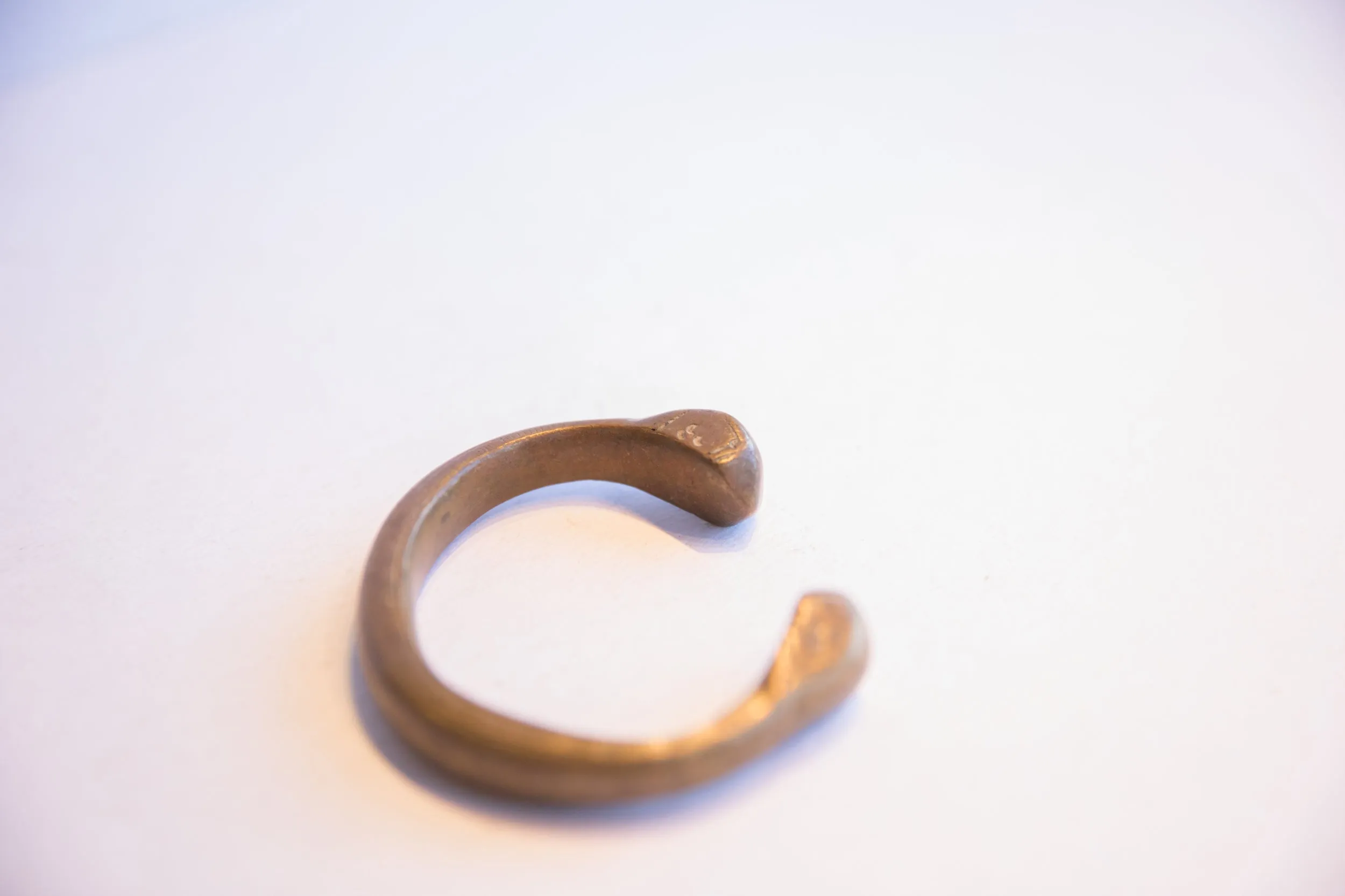 Antique African Snake Cuff Bracelet