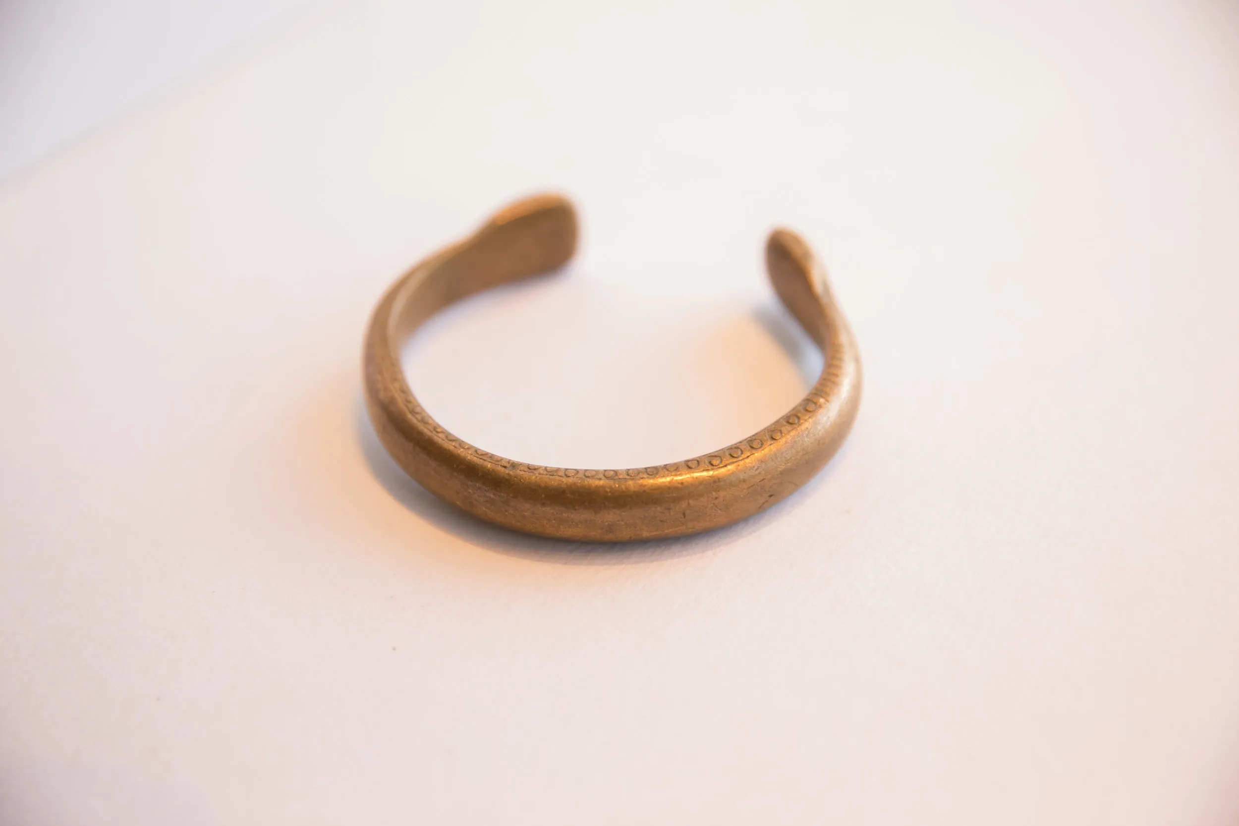 Antique African Snake Cuff Bracelet