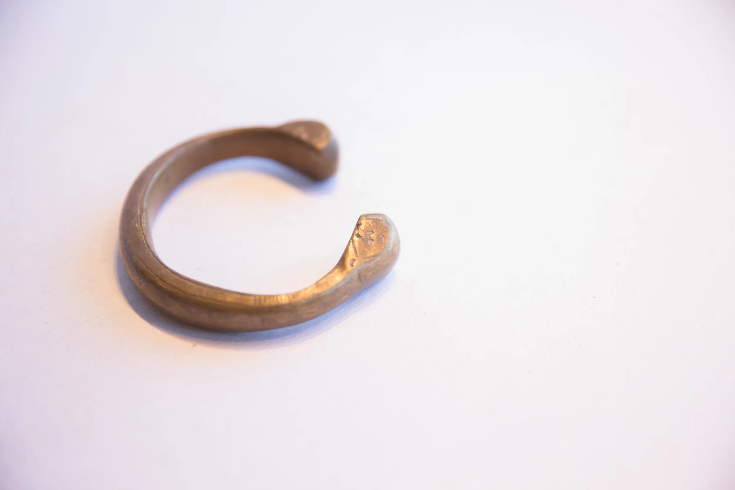 Antique African Snake Cuff Bracelet