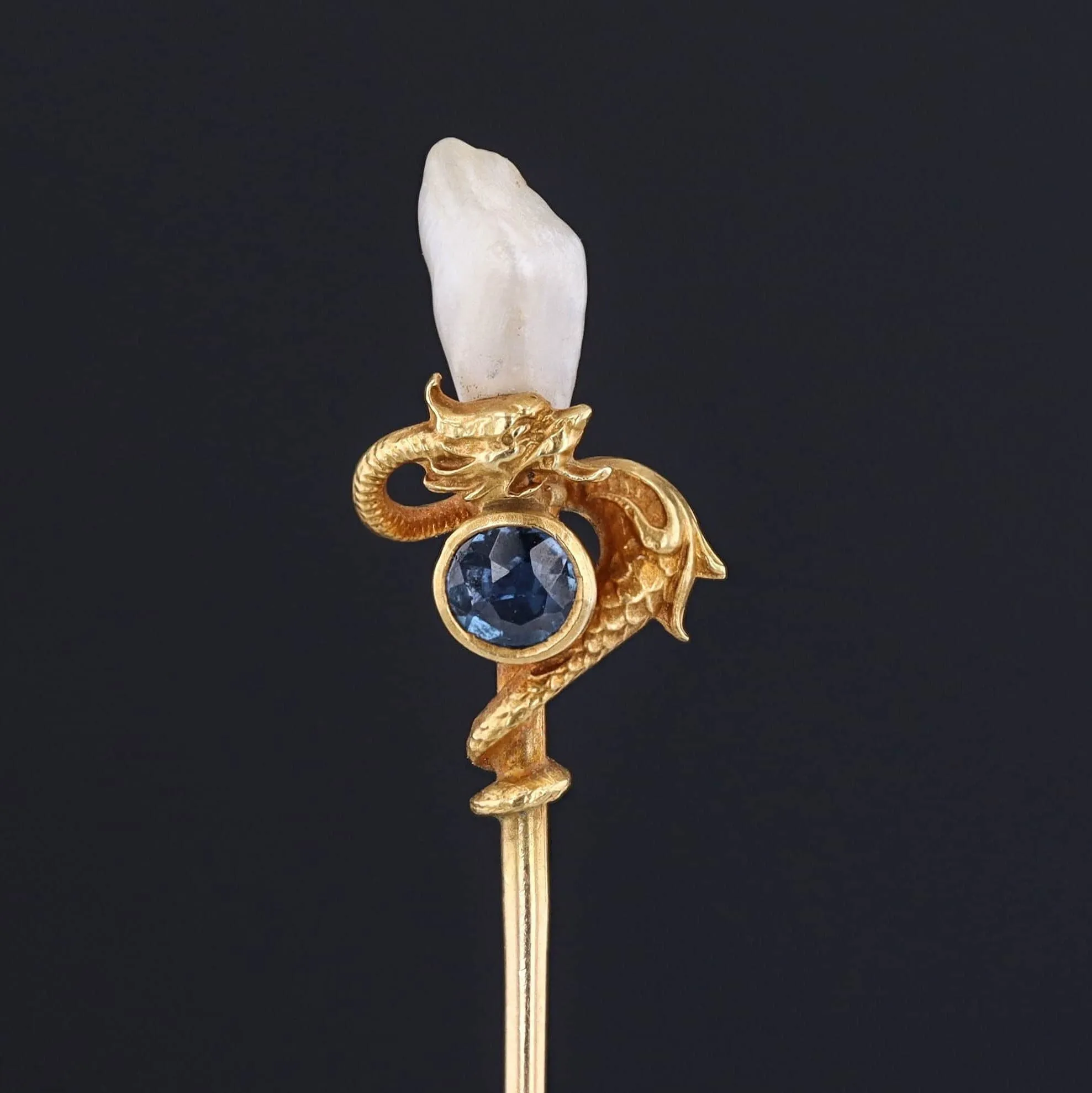 Antique Dragon Stick Pin | Antique Stick Pin