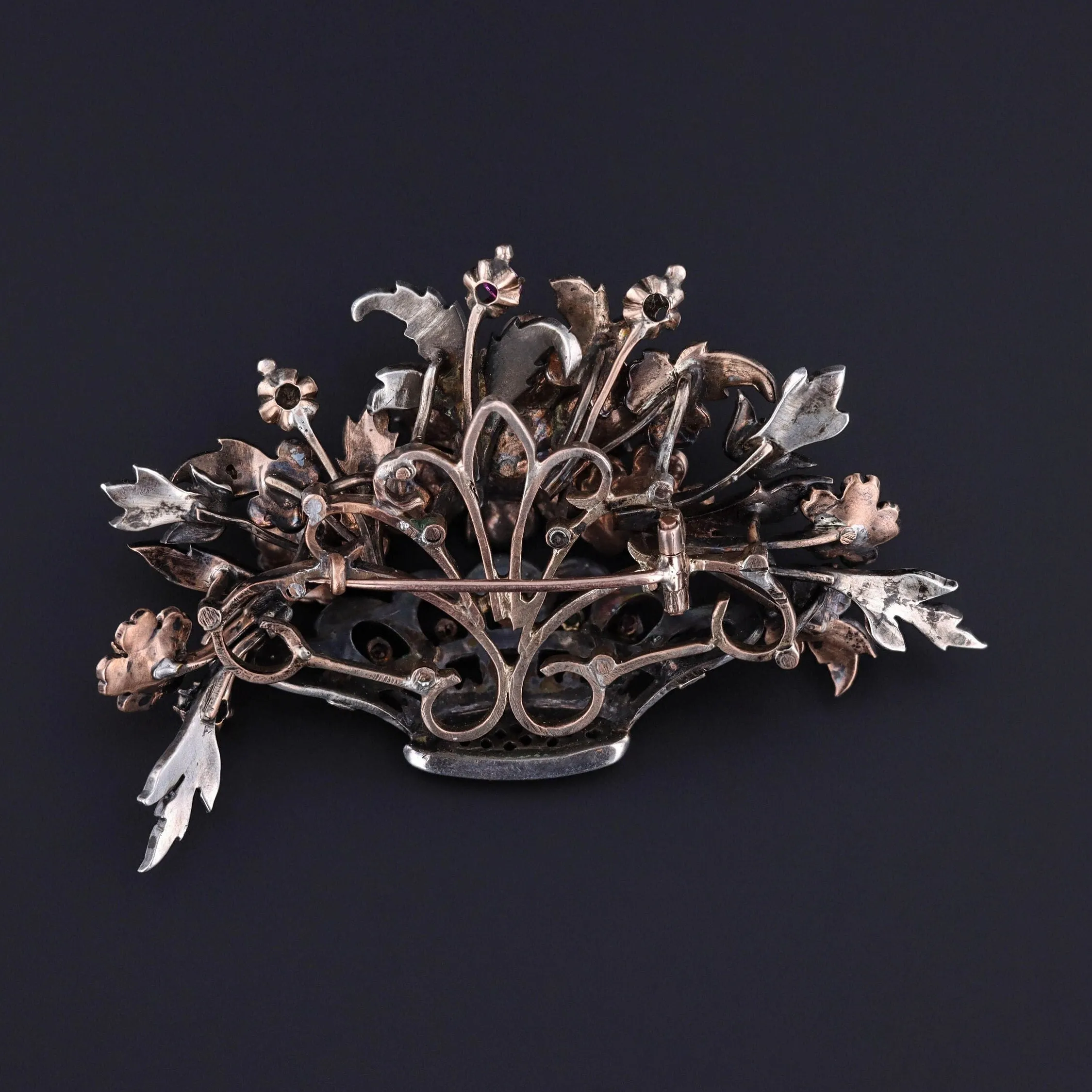 Antique Georgian Diamond Giardinetti Brooch