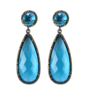 Aquamarine Drop Earrings