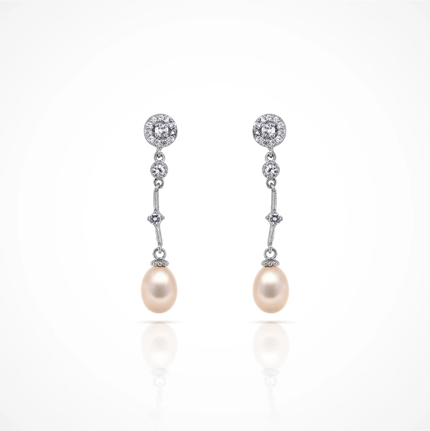 Aurora Drop Pearl Earring
