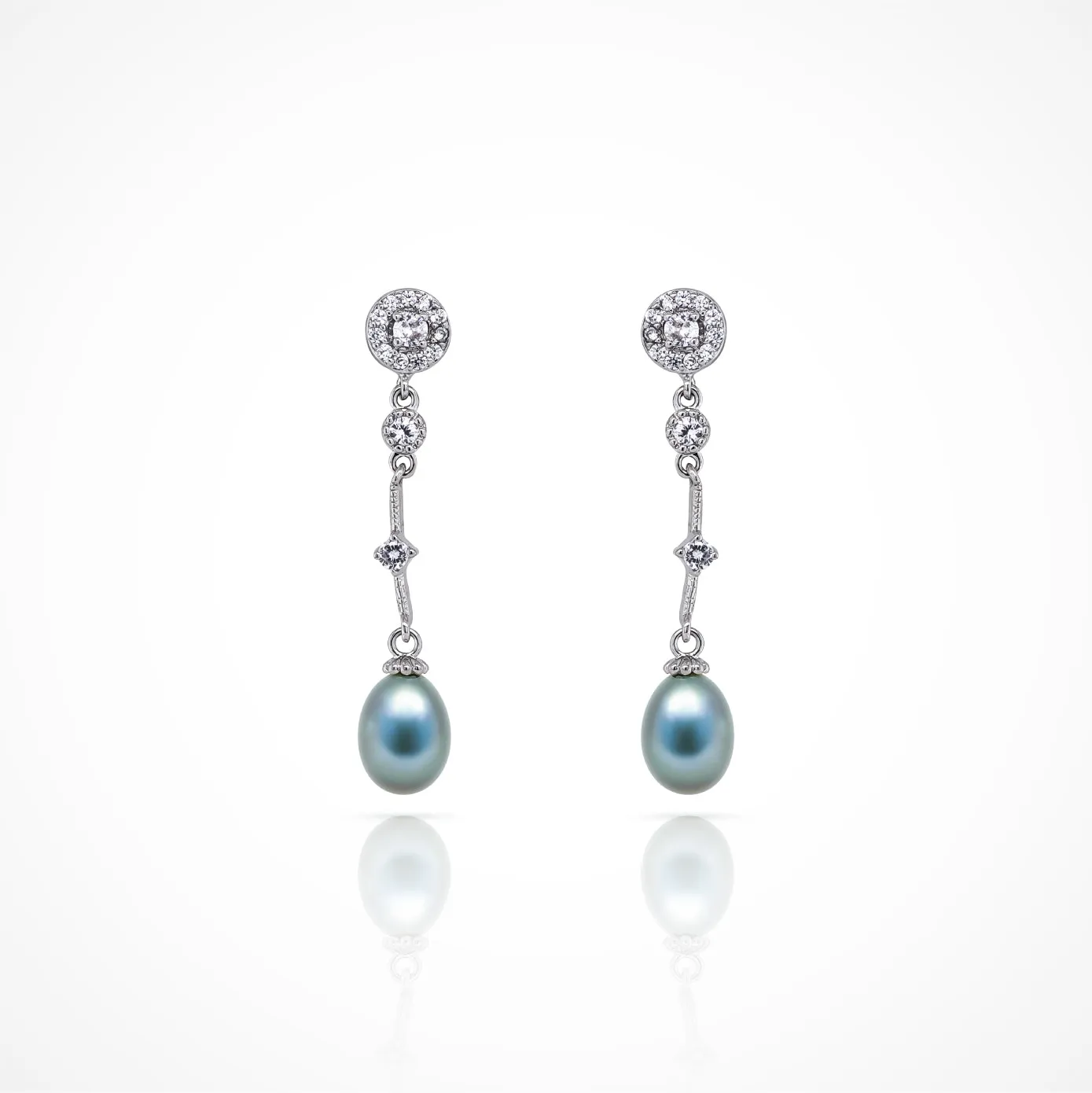 Aurora Drop Pearl Earring