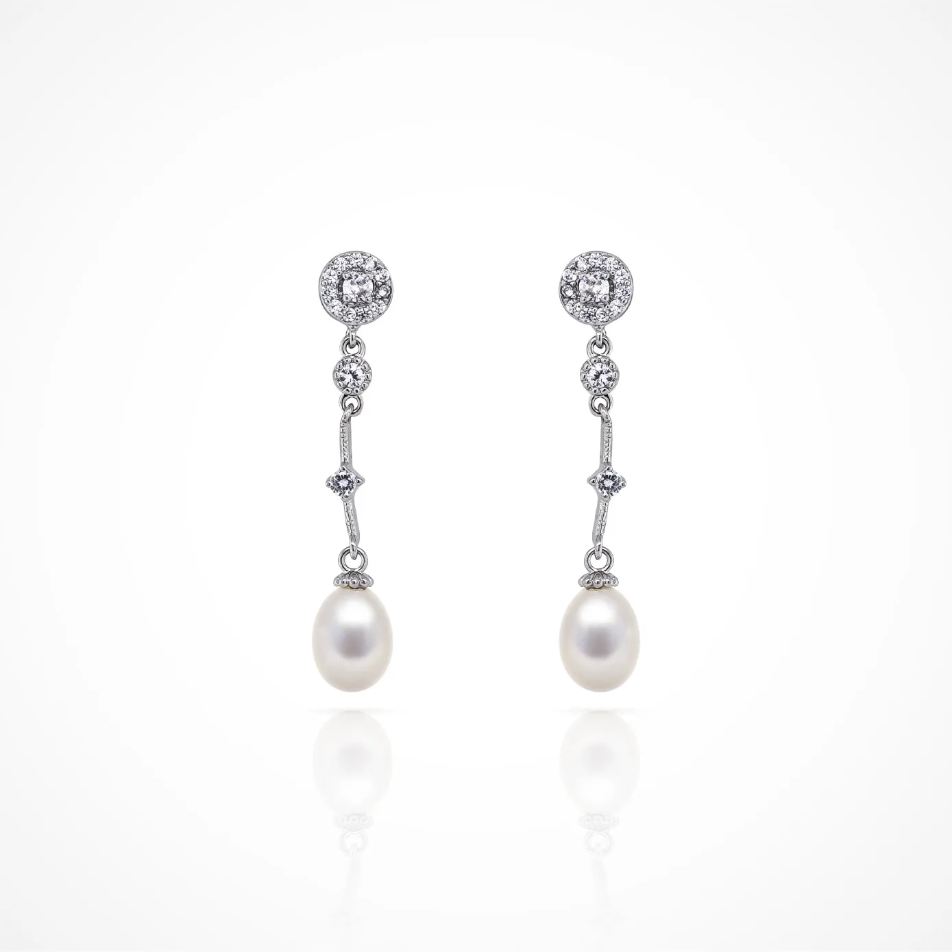 Aurora Drop Pearl Earring