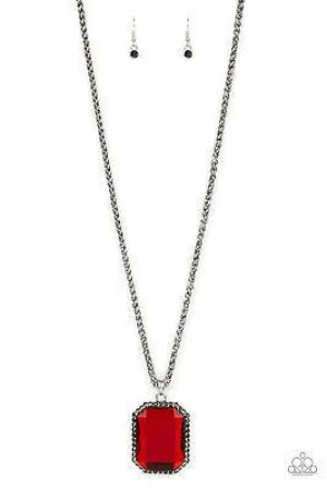 Bada Bling Bada Boom Red Necklace