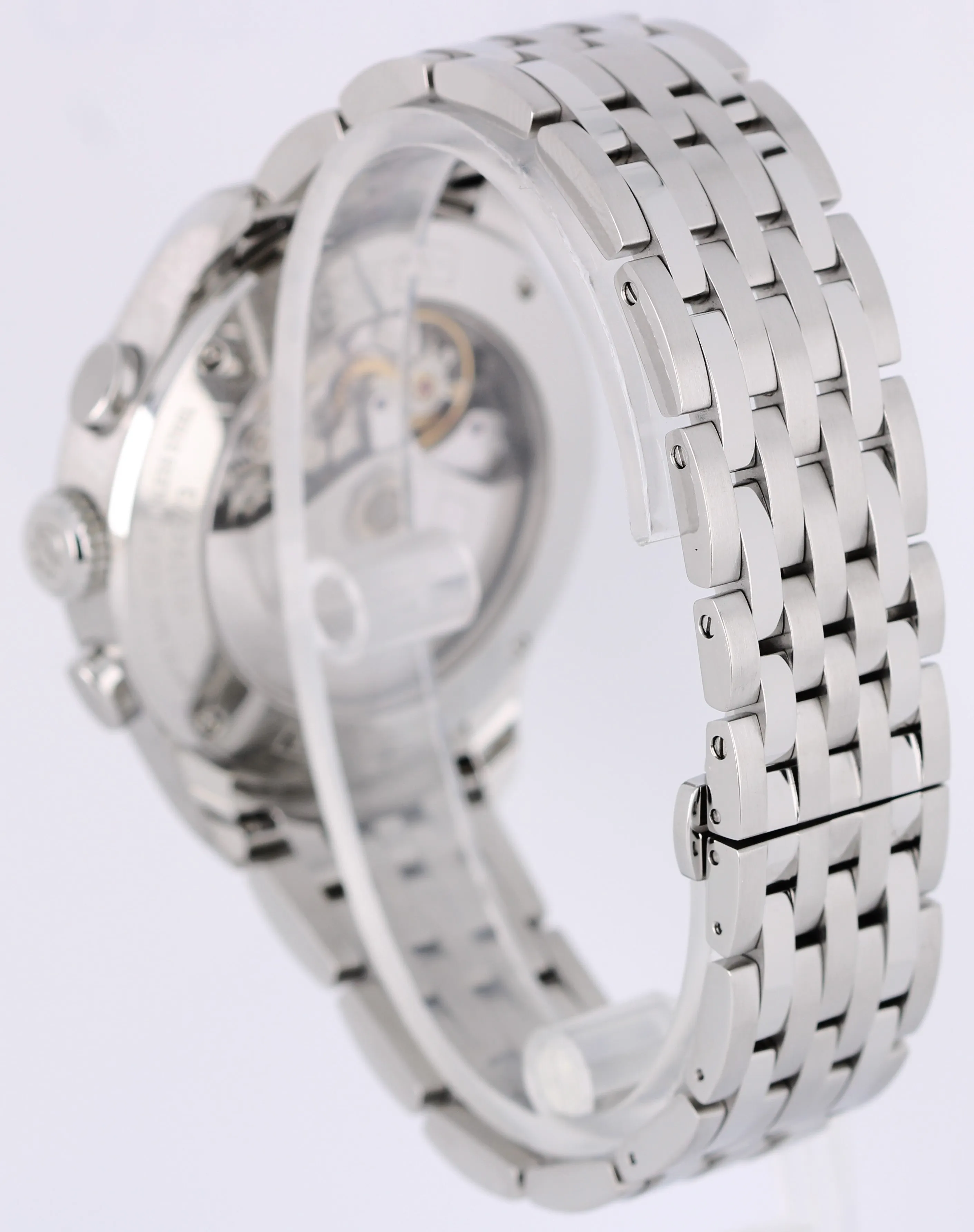 Baume & Mercier Clifton Triple Date Stainless Steel Ivory 43mm 65793 Watch