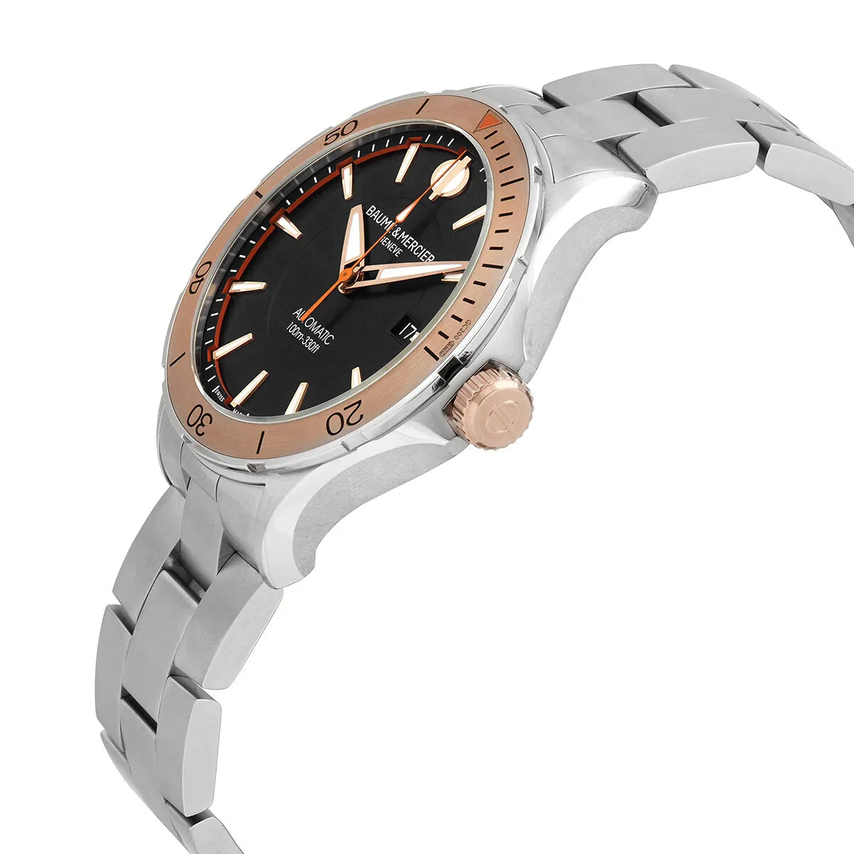 Baume et Mercier Clifton Automatic Black Dial Men's Watch A10423