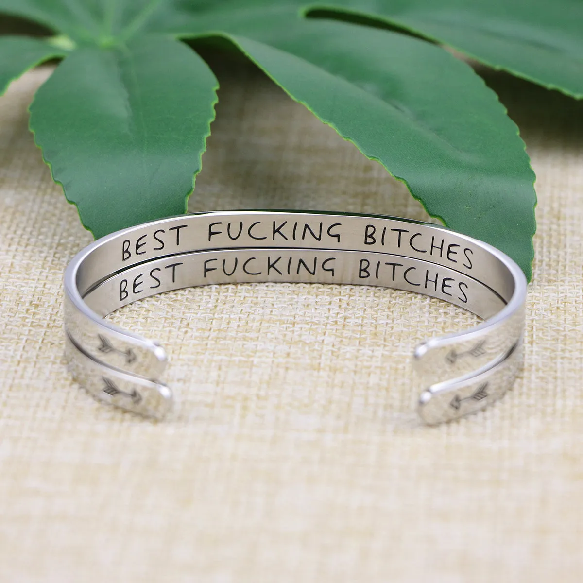 Best Funking Bitches Set of 2  Bracelets