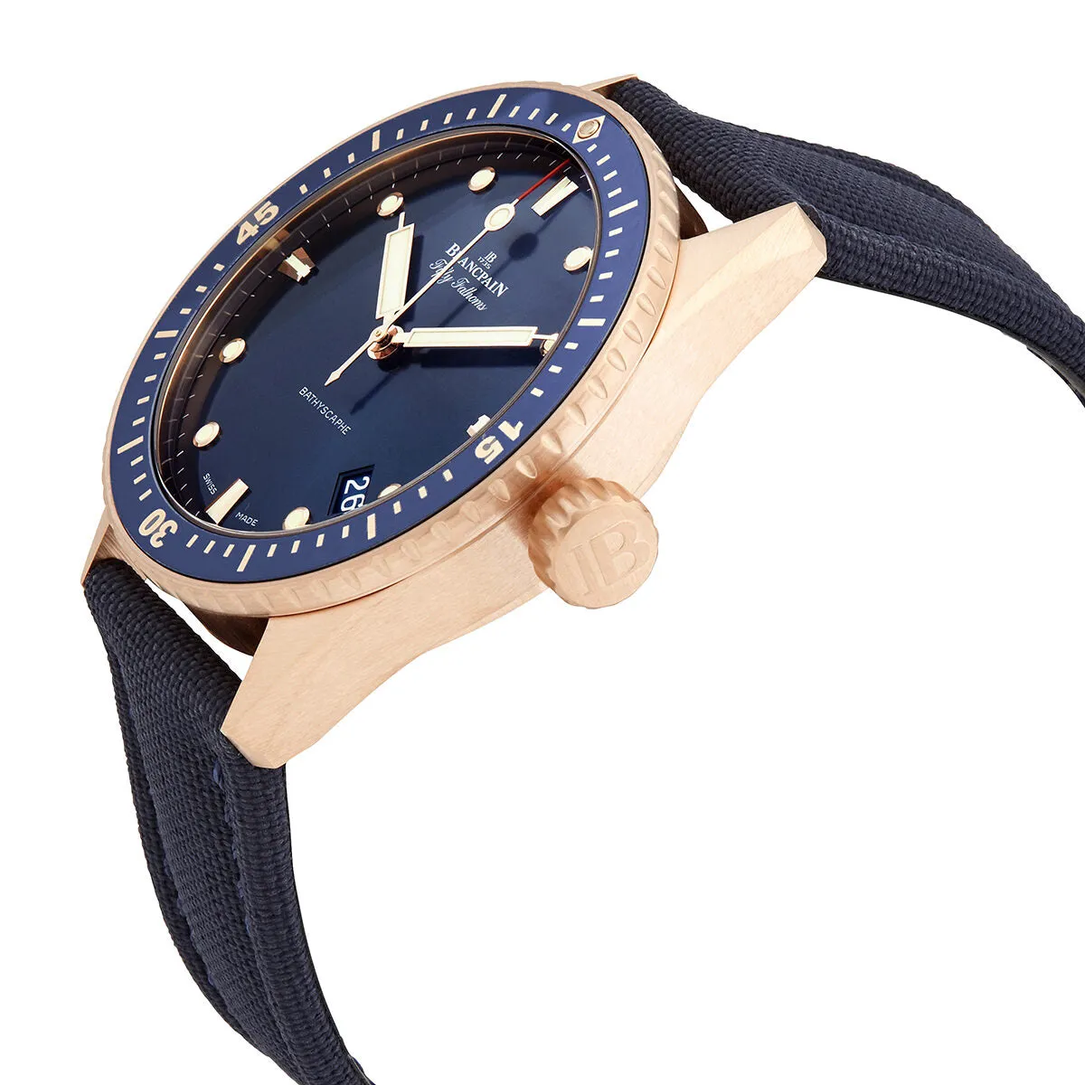 Blancpain Fifty Fathoms Automatic Blue Dial Men's Watch 5000-36S40-O52A