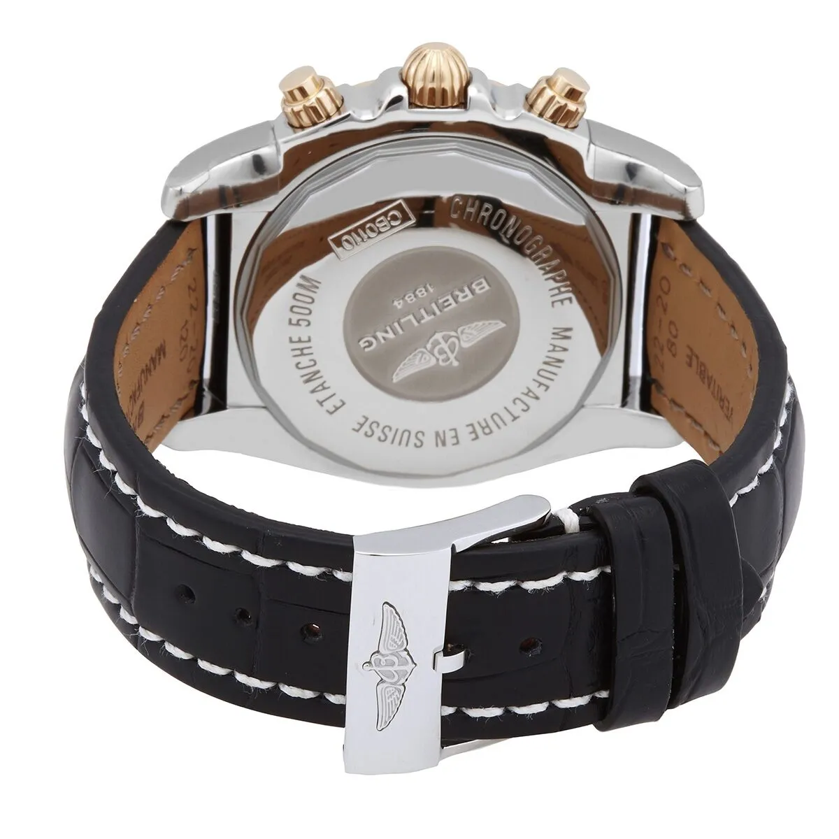 Breitling Chronomat Chronograph Automatic Chronometer Black Dial Men's Watch CB0110121B1P1