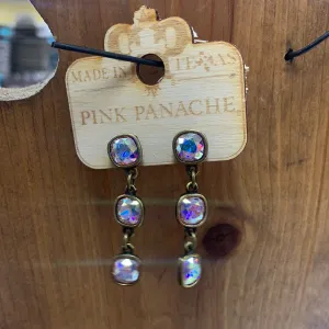 Bronze Triple Drop Earrings