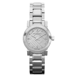 Burberry The City Silver Stainless Steel Silver Dial Quartz Watch for Ladies - BU9213