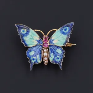Butterfly Brooch | Antique Butterfly Pin