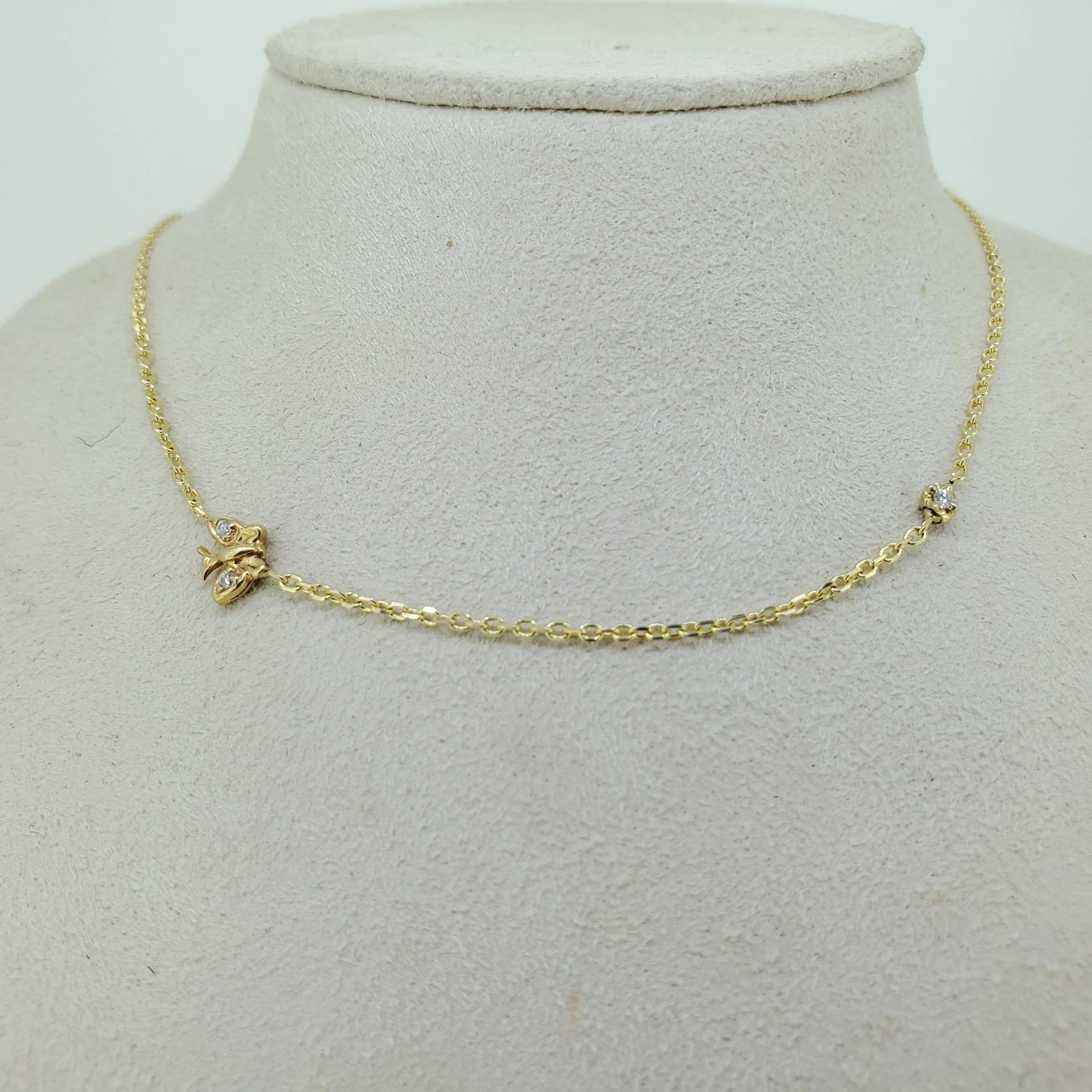 Butterfly Diamond Necklace