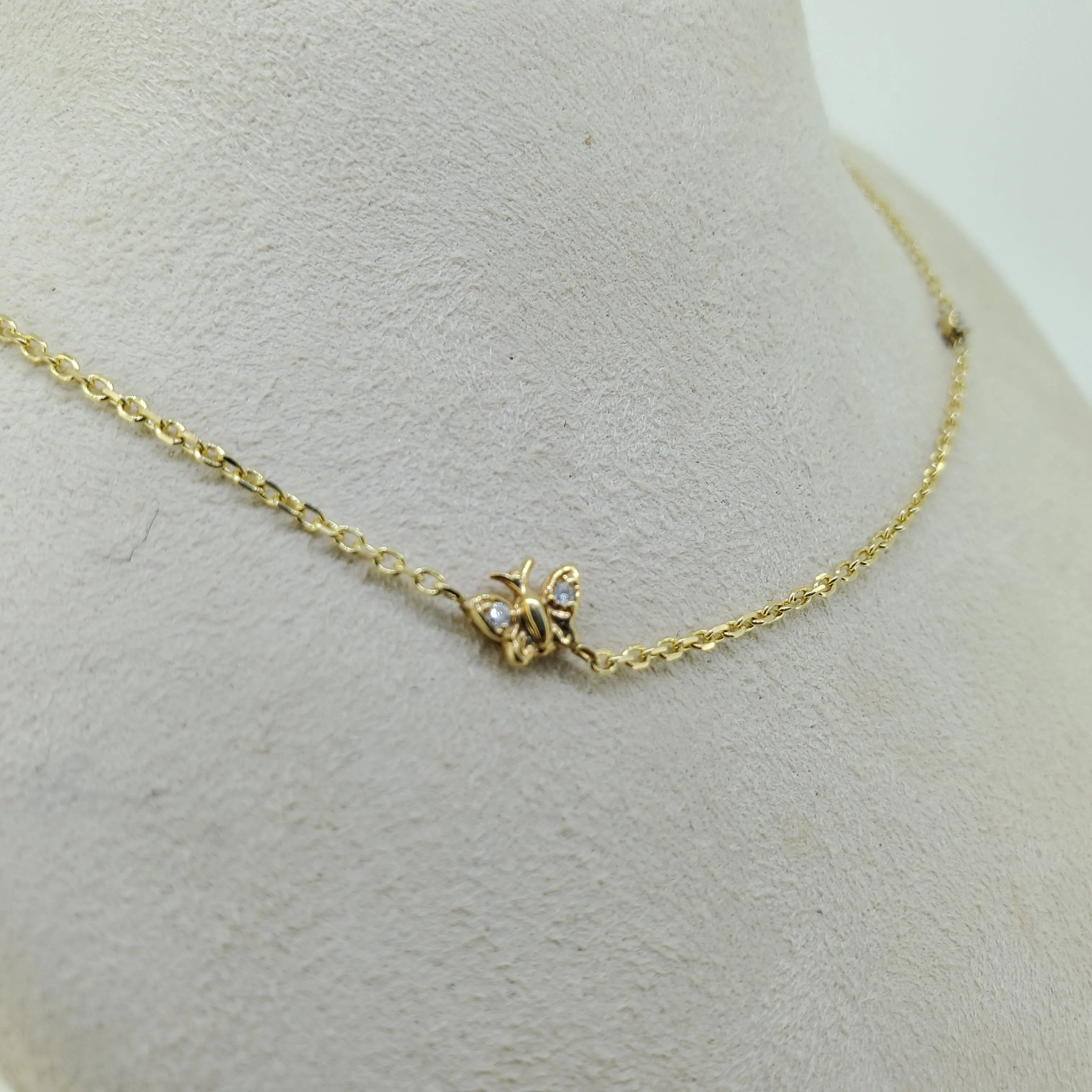 Butterfly Diamond Necklace