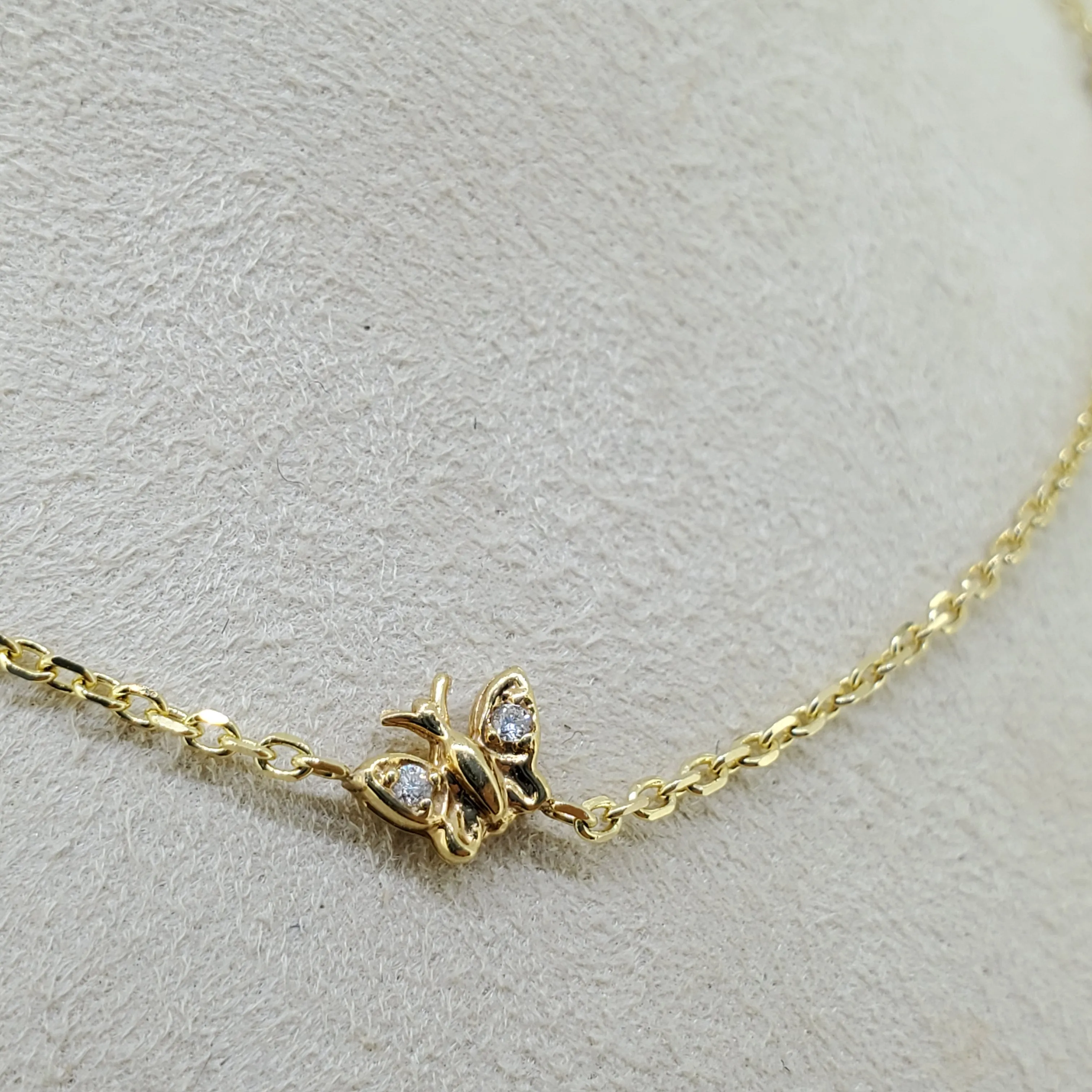 Butterfly Diamond Necklace