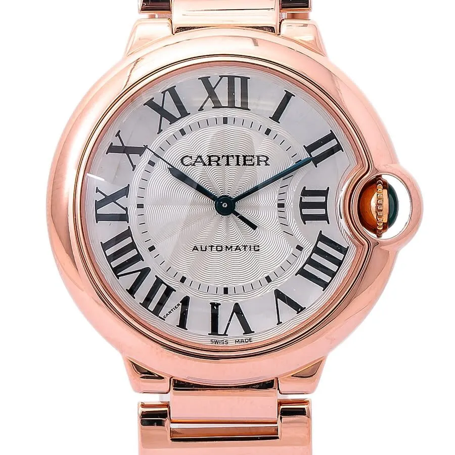 Cartier Ballon Bleu Automatic Silver Dial Ladies Watch 3003