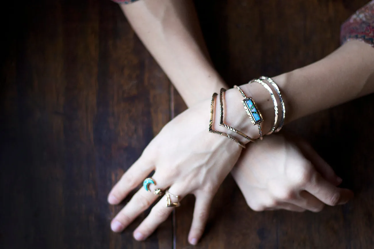Carved Equilibrium Cuff