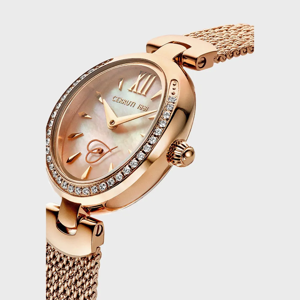 Cerruti Nemi Women's Round Analog Watch