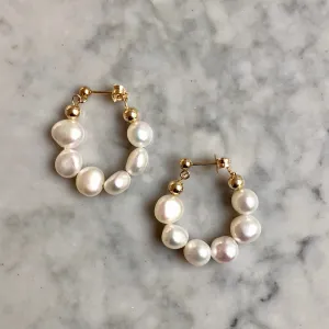 Chunky Hoops White