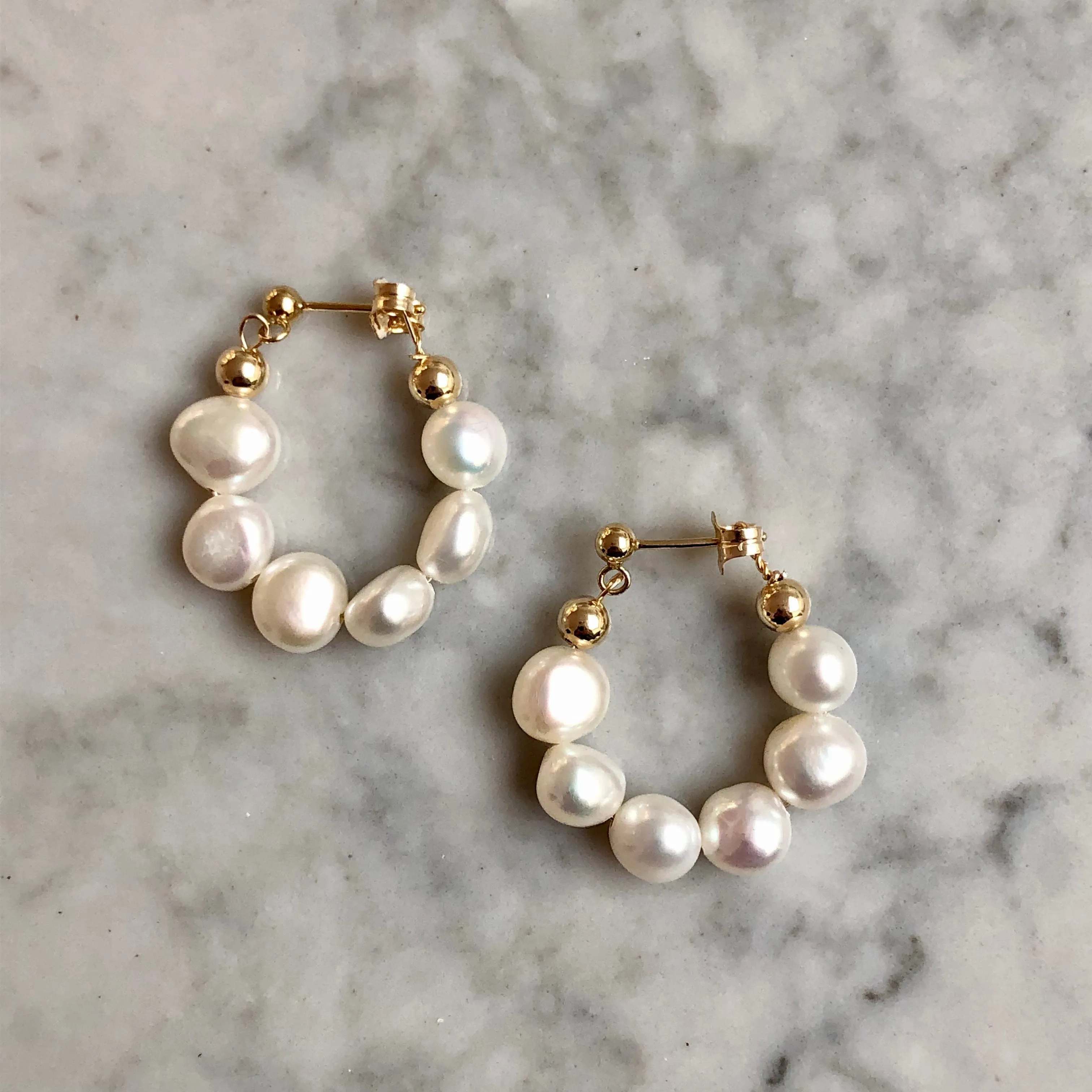 Chunky Hoops White