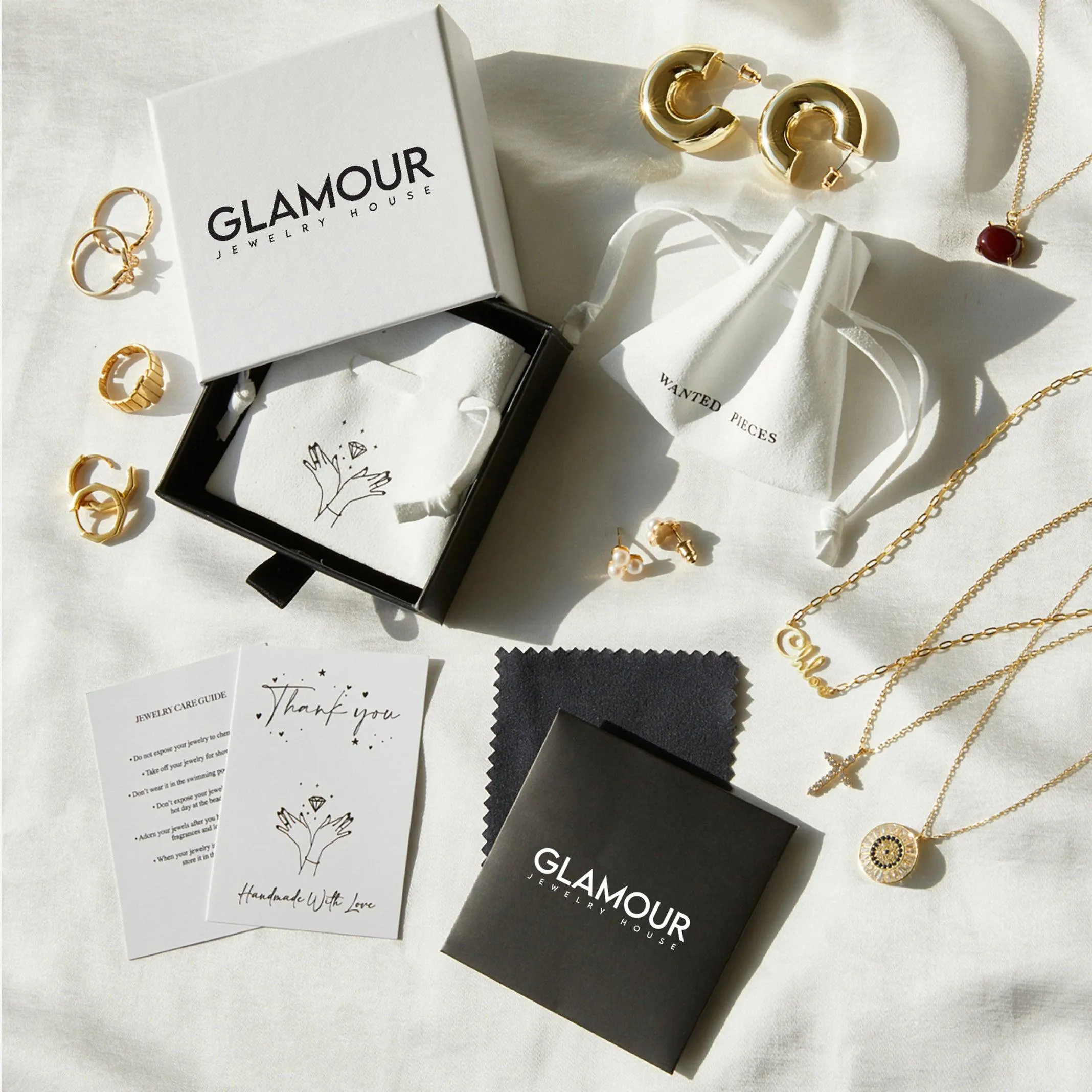 Chunky Pearl Hoop Earrings - 18K Gold Vermeil